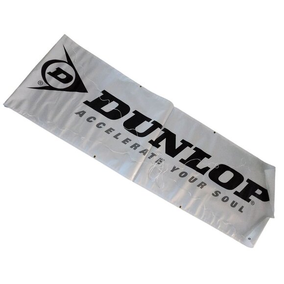 Dunlop Tires Accelerate Your Soul Advertising Banner Vinyl Promotional Sign 116" - Picture 1 of 2